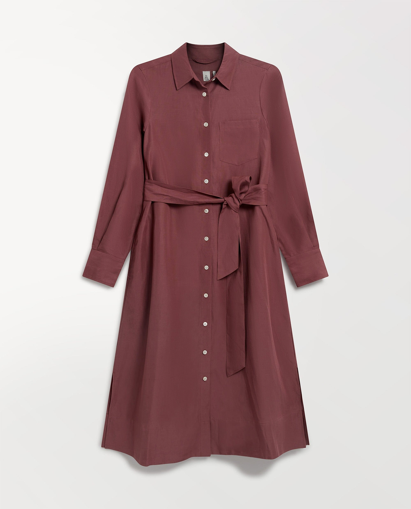 Women's Future-Linen Shirt Dress - Smoky Lilac