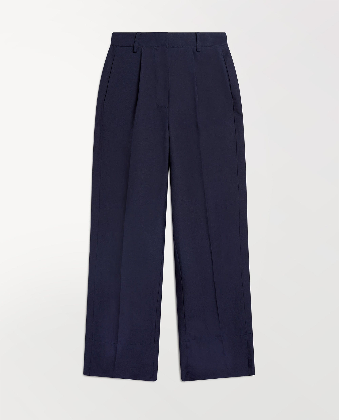 Women's Future-Linen Wide-Leg Trouser - Navy