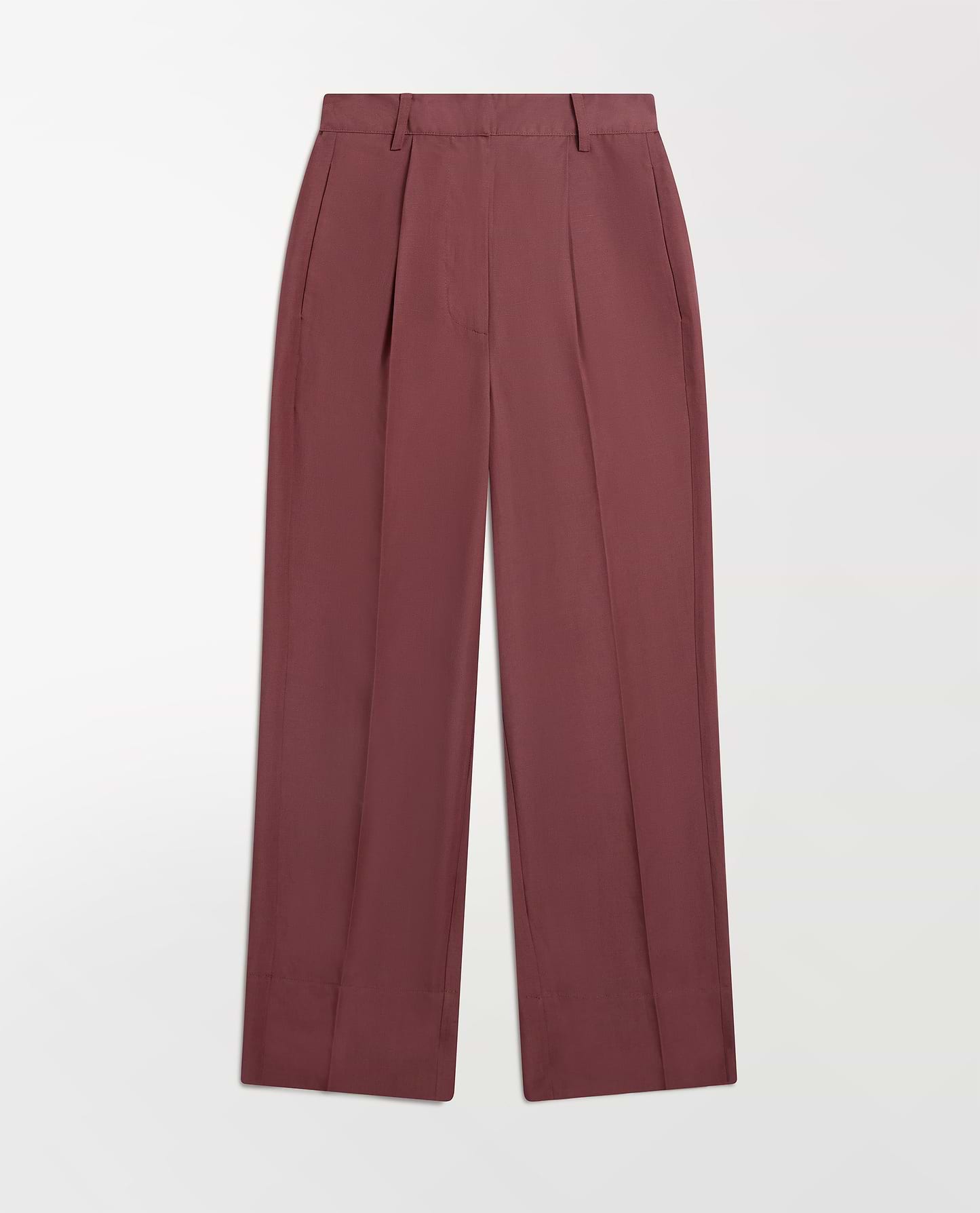 Women's Future-Linen Wide-Leg Trouser - Smoky Lilac