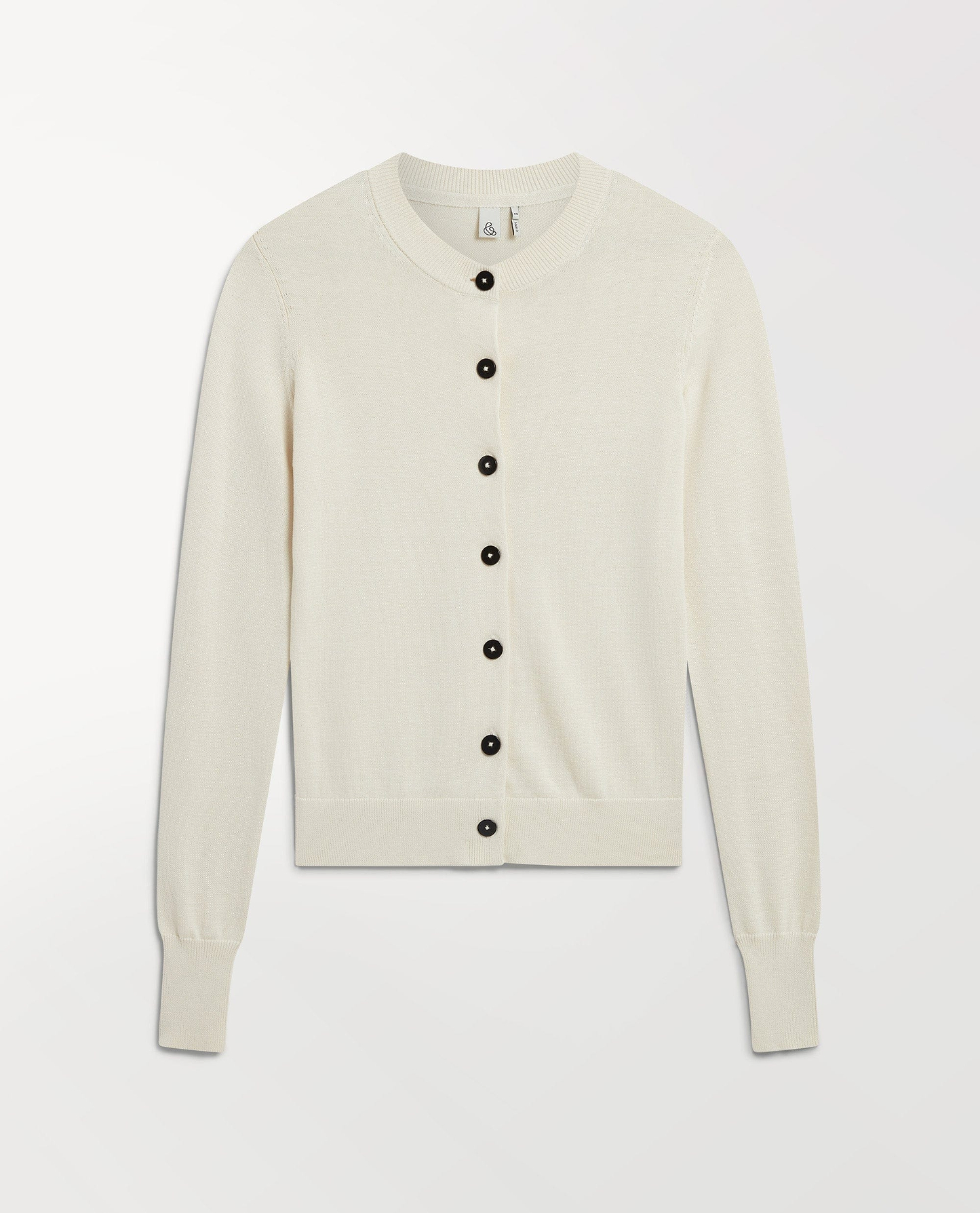 Silk-Cotton Cardigan - Buttermilk