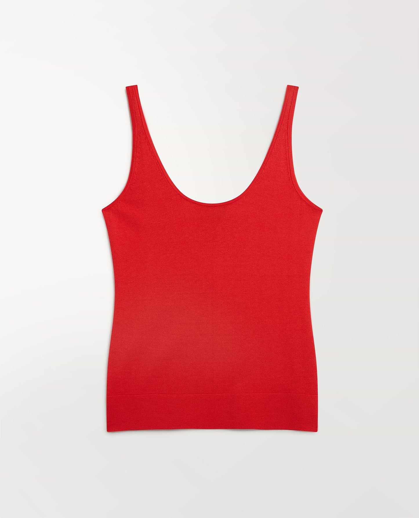 Women's Silk-Cotton Vest - Poppy
