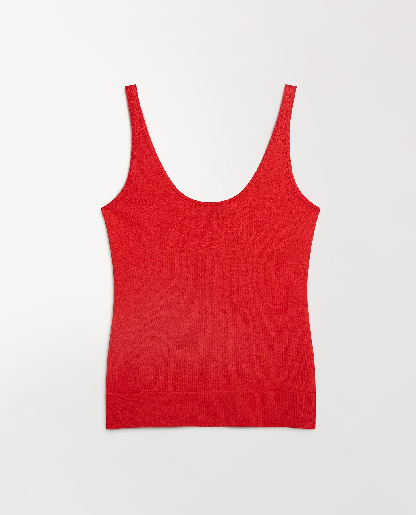 Women's Silk-Cotton Vest - Poppy