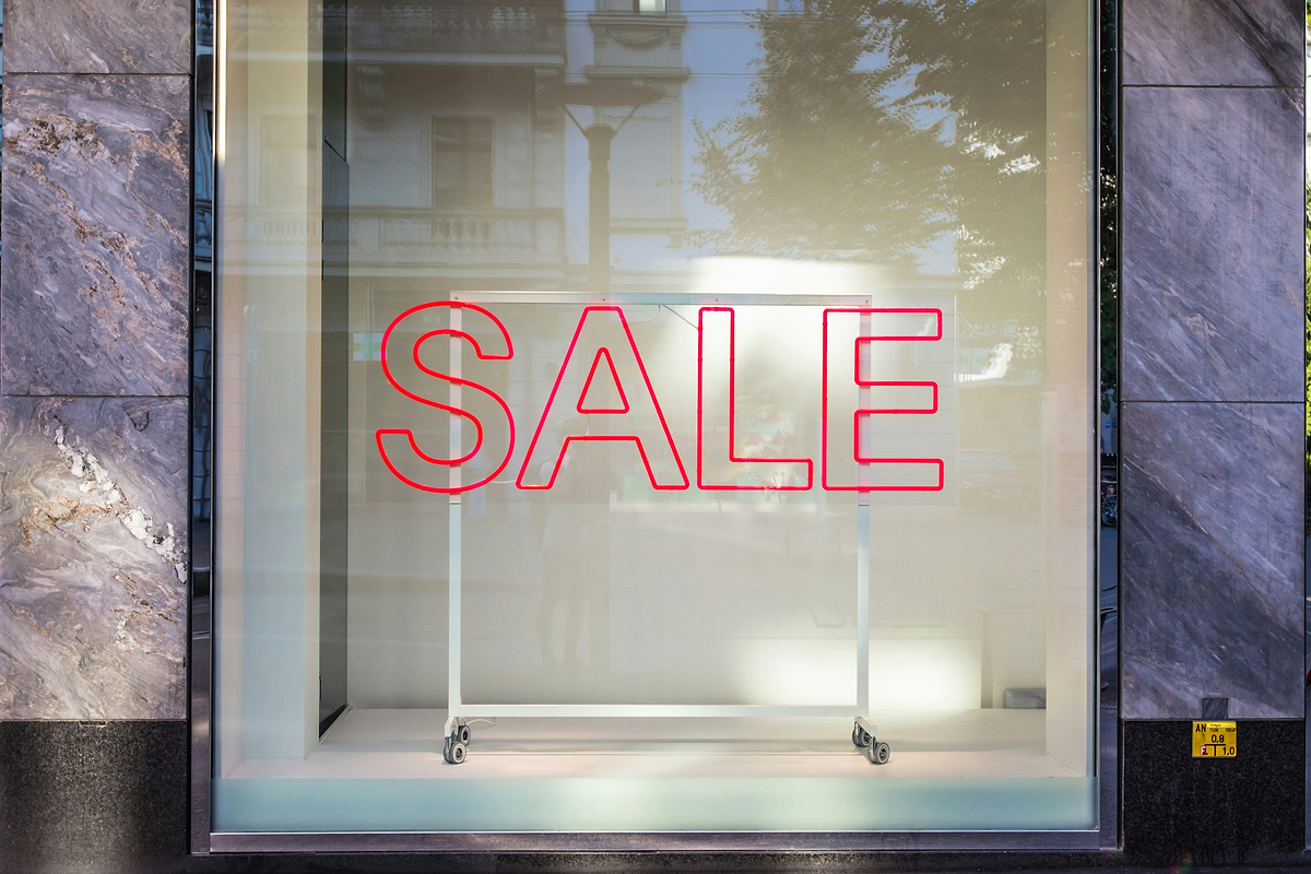 Black Friday Sale Signage.