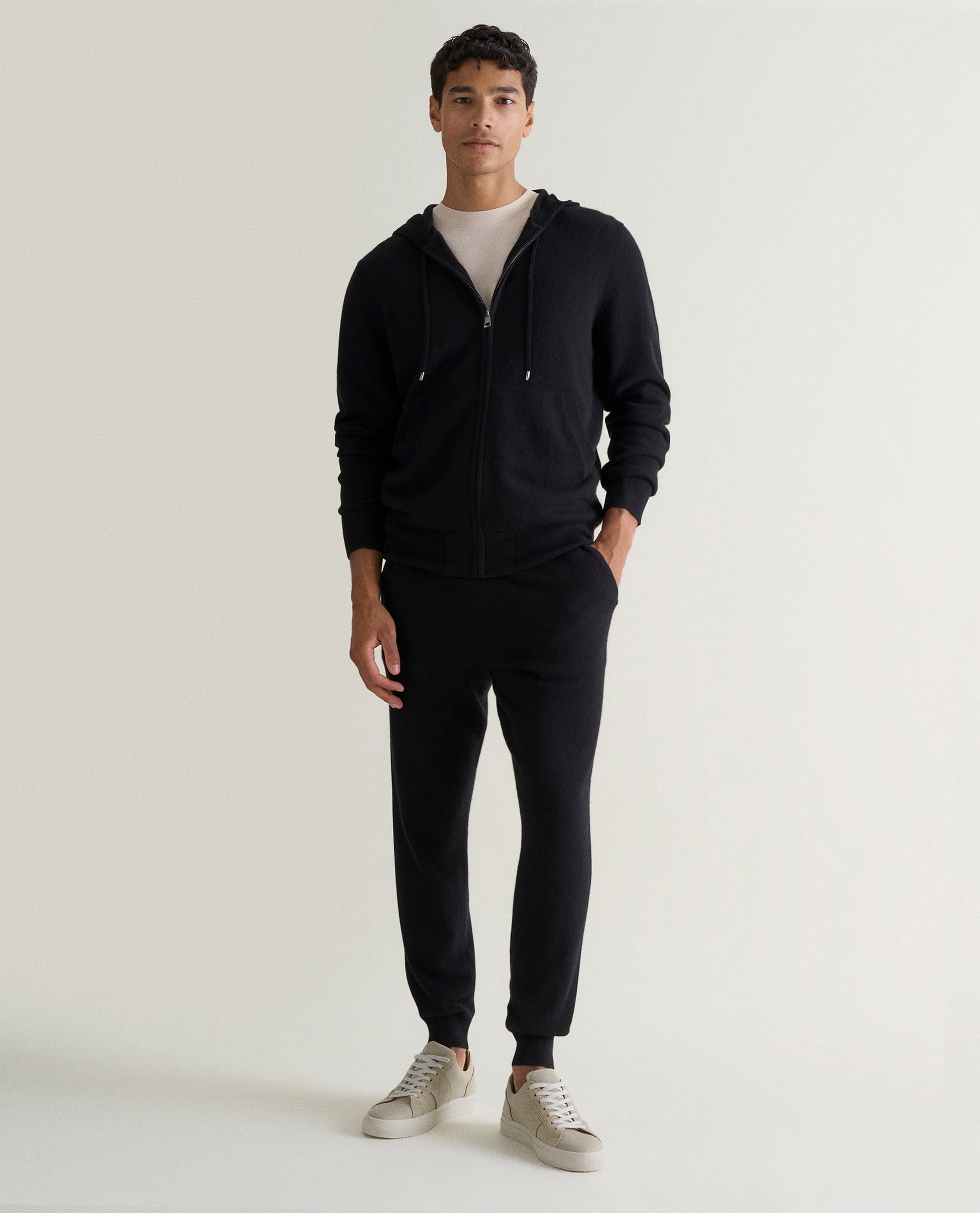 Men's Finest Cashmere Full Zip Hoodie