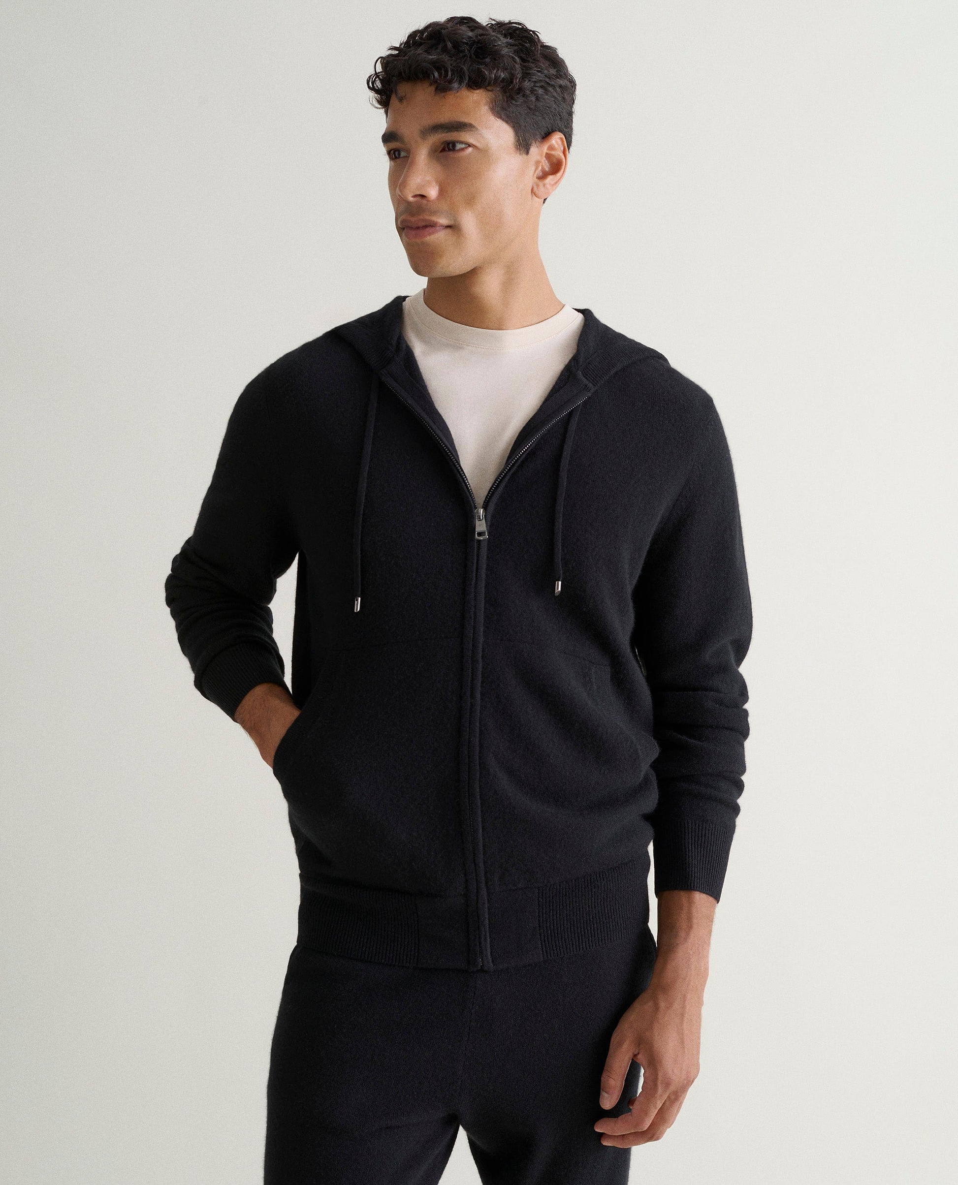 Men's Finest Cashmere Full Zip Hoodie