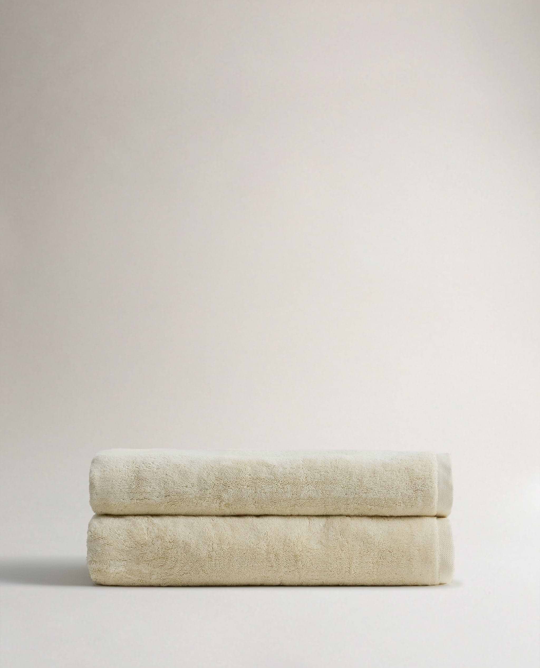 Turkish Extra Large Bath Sheets (Pack of 2) - Buttermilk