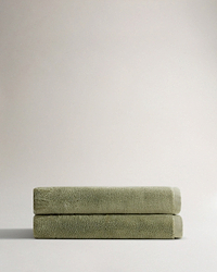 Turkish Extra Large Bath Sheets (Pack of 2) - Sage