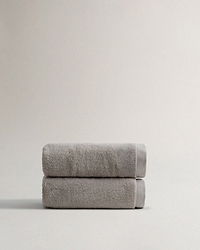 Turkish Hand Towels (Pack of 2) - Pebble