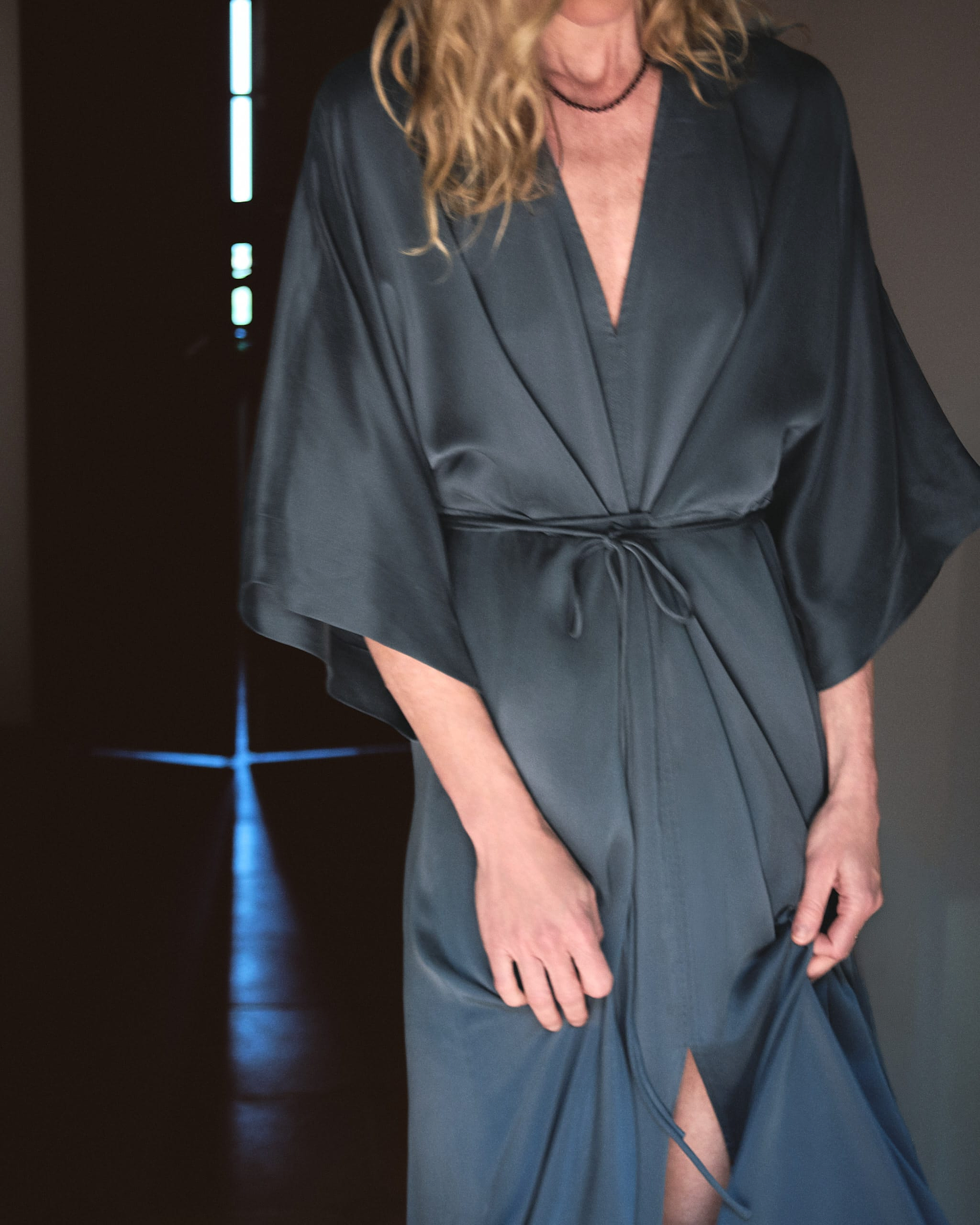 Women's Easy-Silk Robe Dress - Moonlake