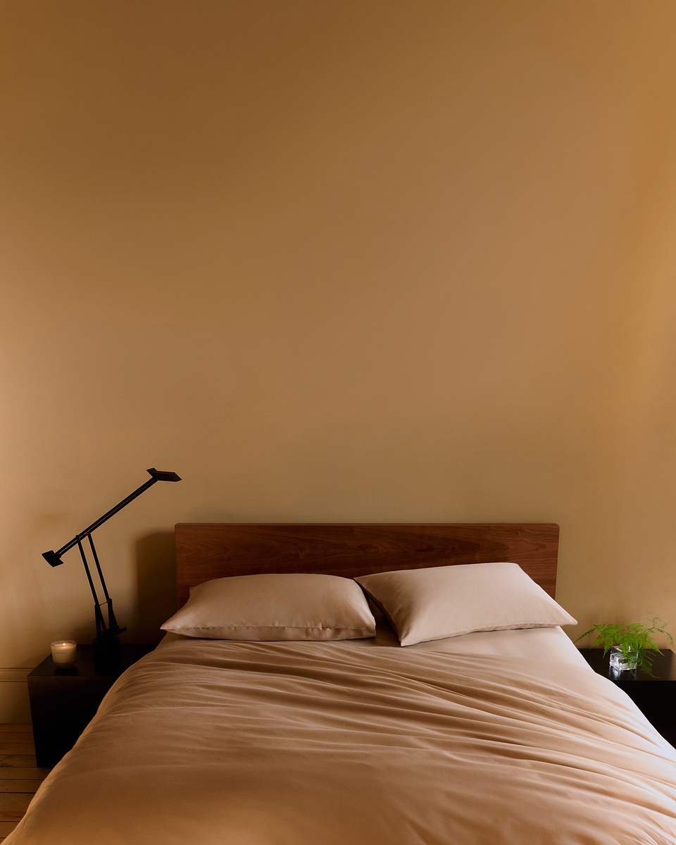 Soft & Smooth Cotton Sateen Pillowcase Set - Wheat