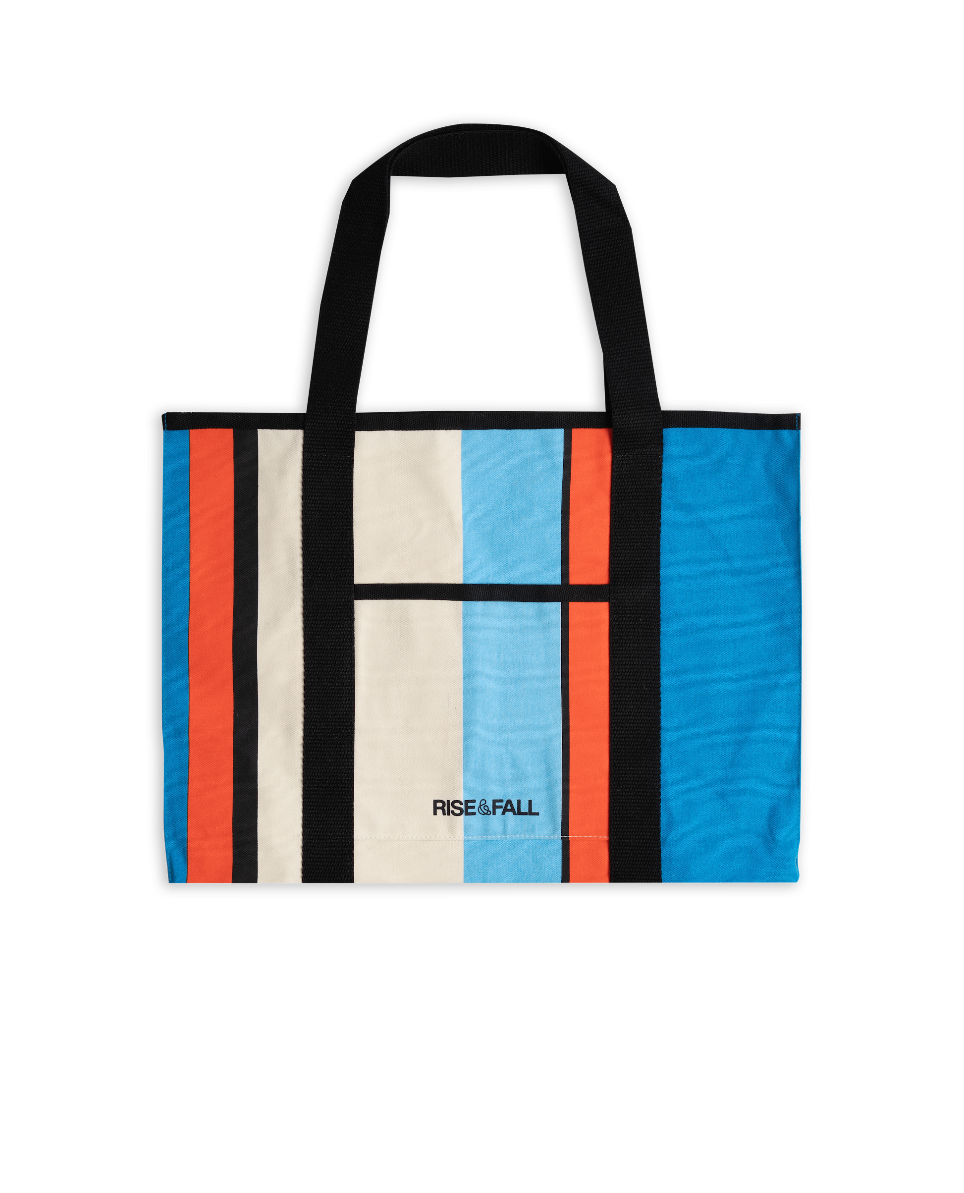 Travel Tote Bag - Rising Blue Stripe