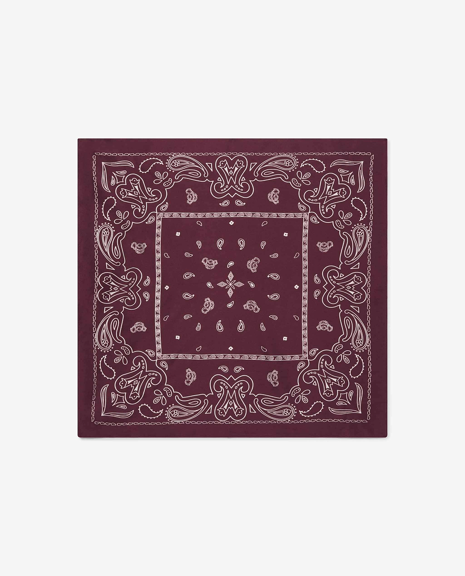 Silk Bandana - Plum