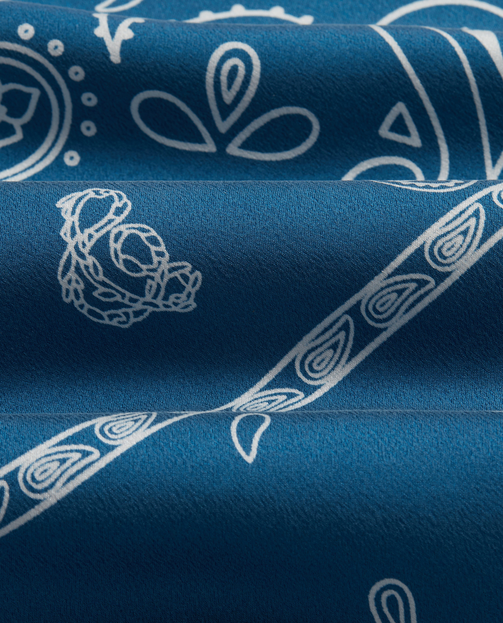 Silk Bandana - Ocean Blue