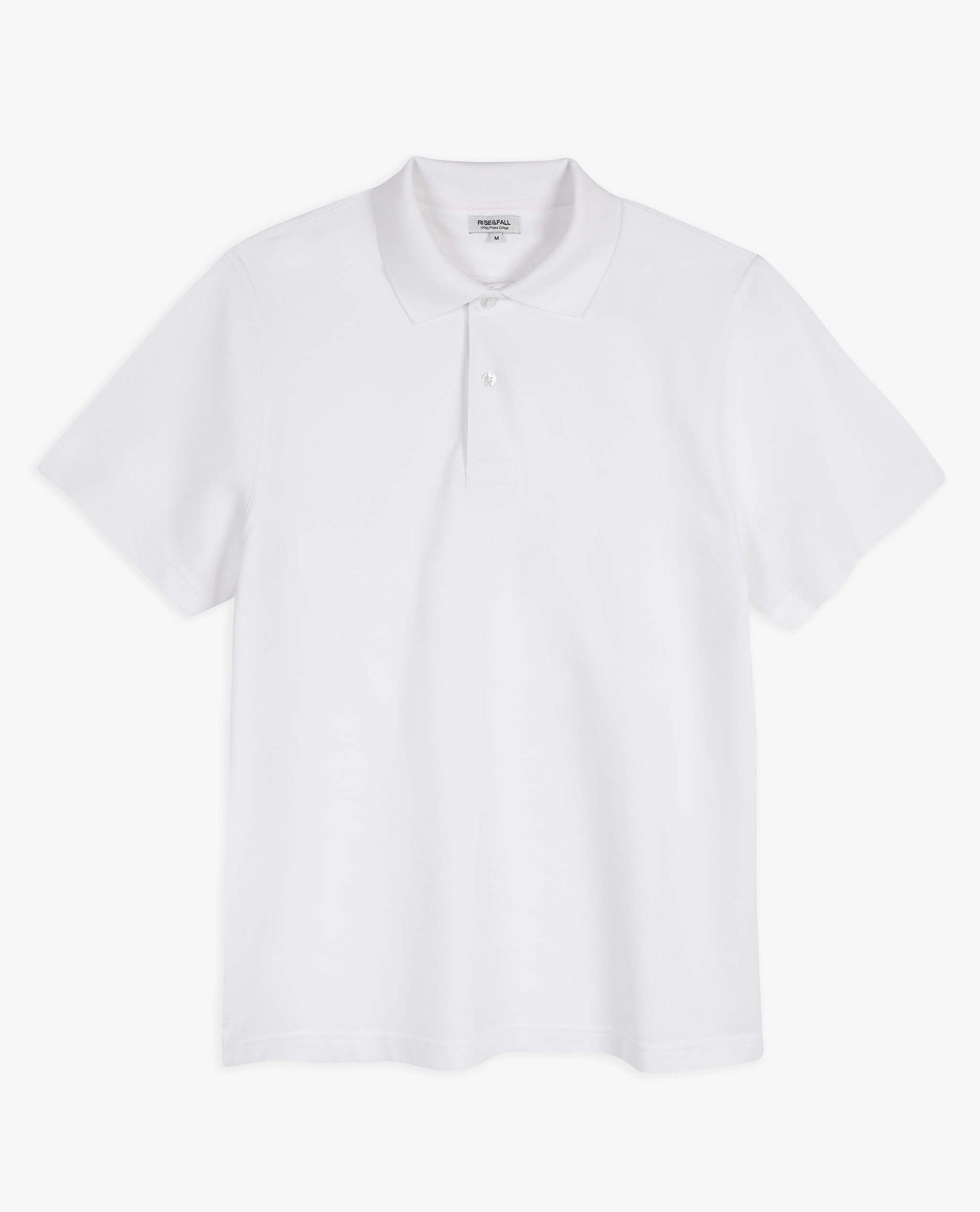 Pique Polo Shirt - White