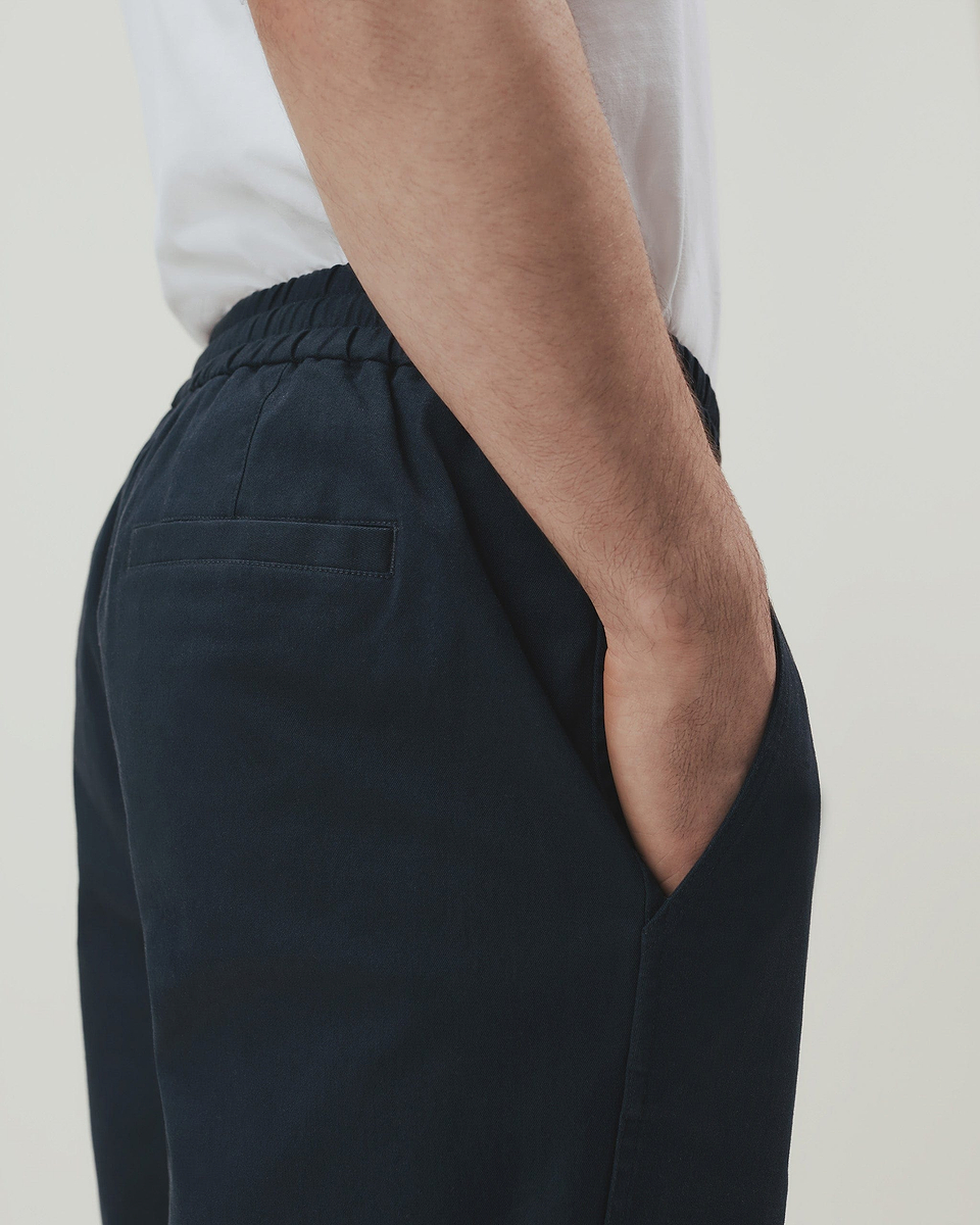 Men's All Rounder Cotton Trousers - Navy