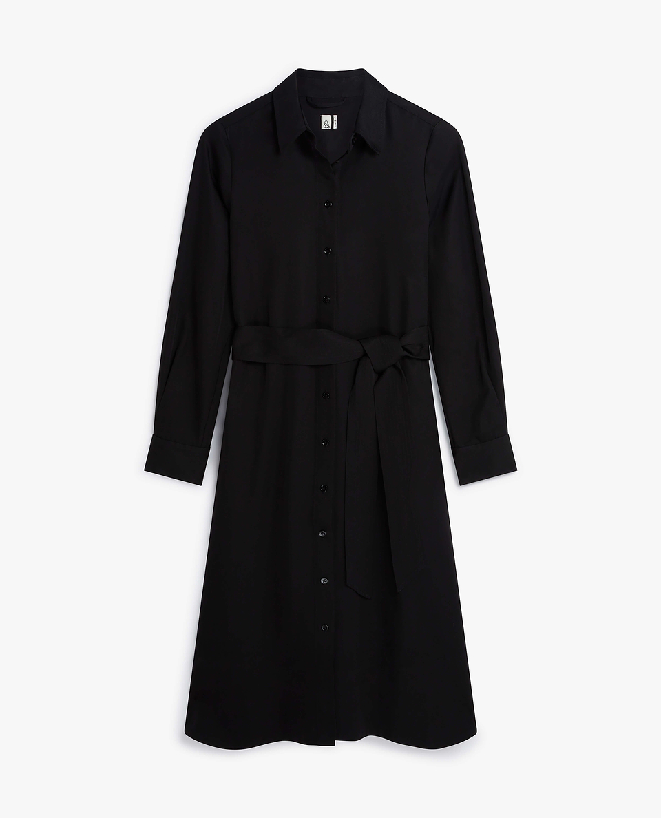 Women's NAIA™ Shirt Dress - Black