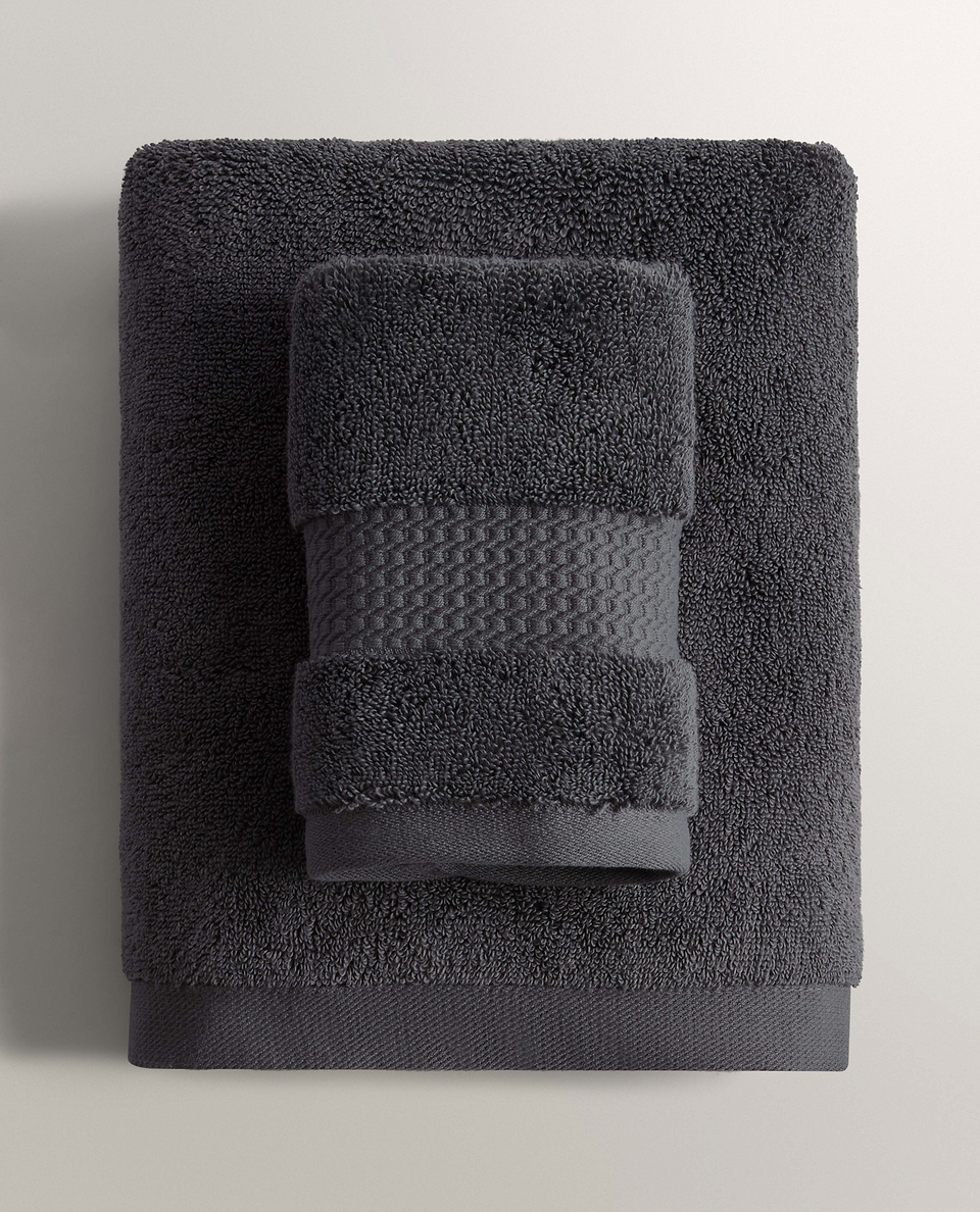 Turkish Face Towels (Pack of 2) - Charcoal