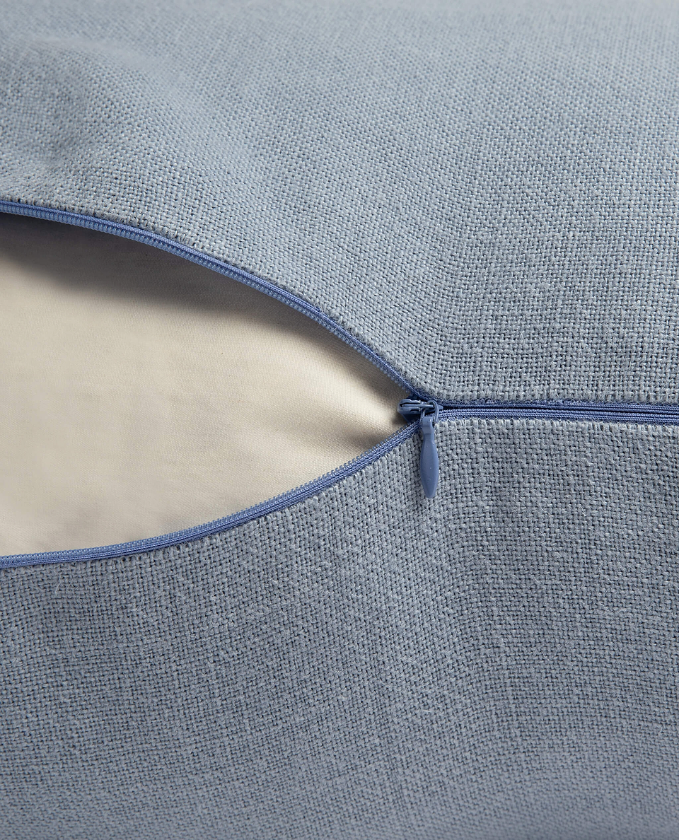 Lumbar Cushion Cover - Denim Blue