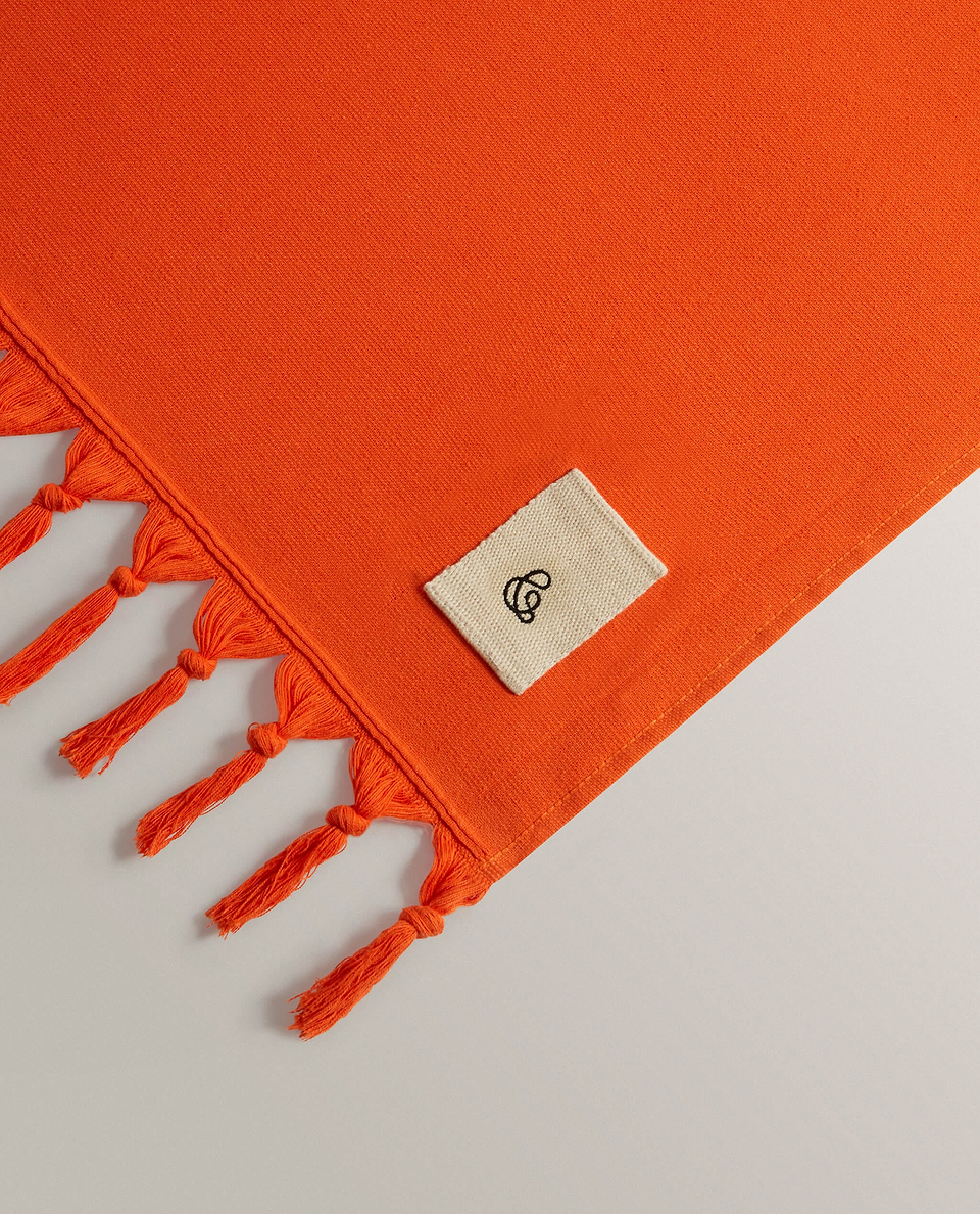 Hammam Beach Towel - Coral Red