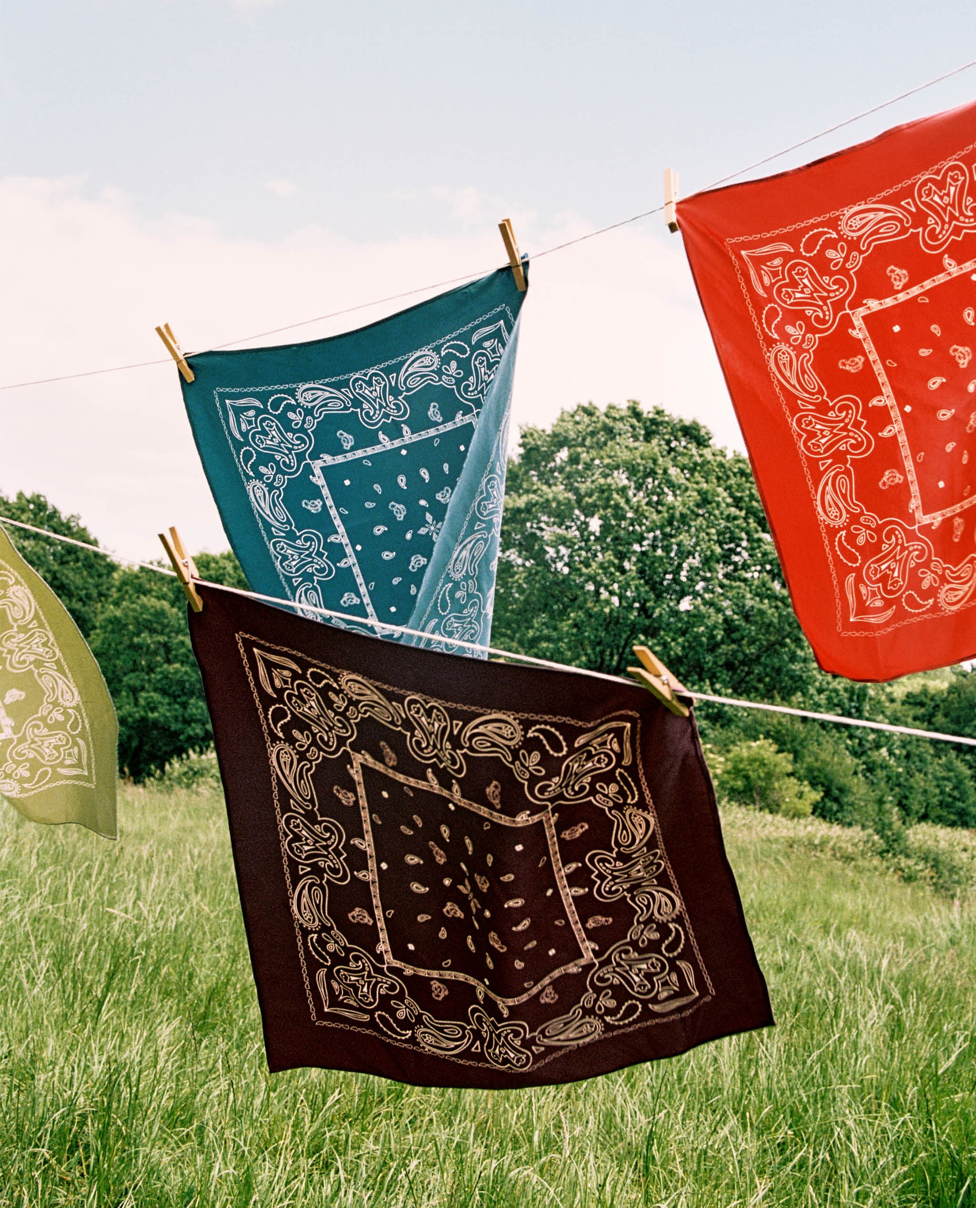 Silk Bandana - Plum
