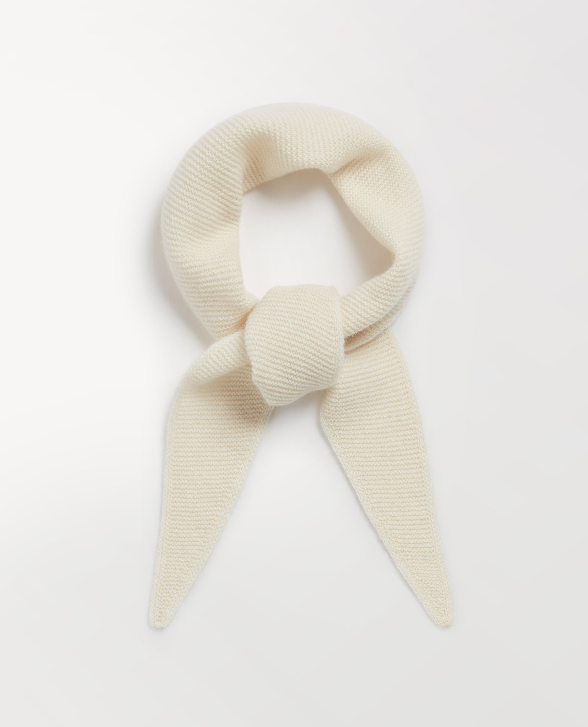 Finest Cashmere Neckerchief - Buttermilk