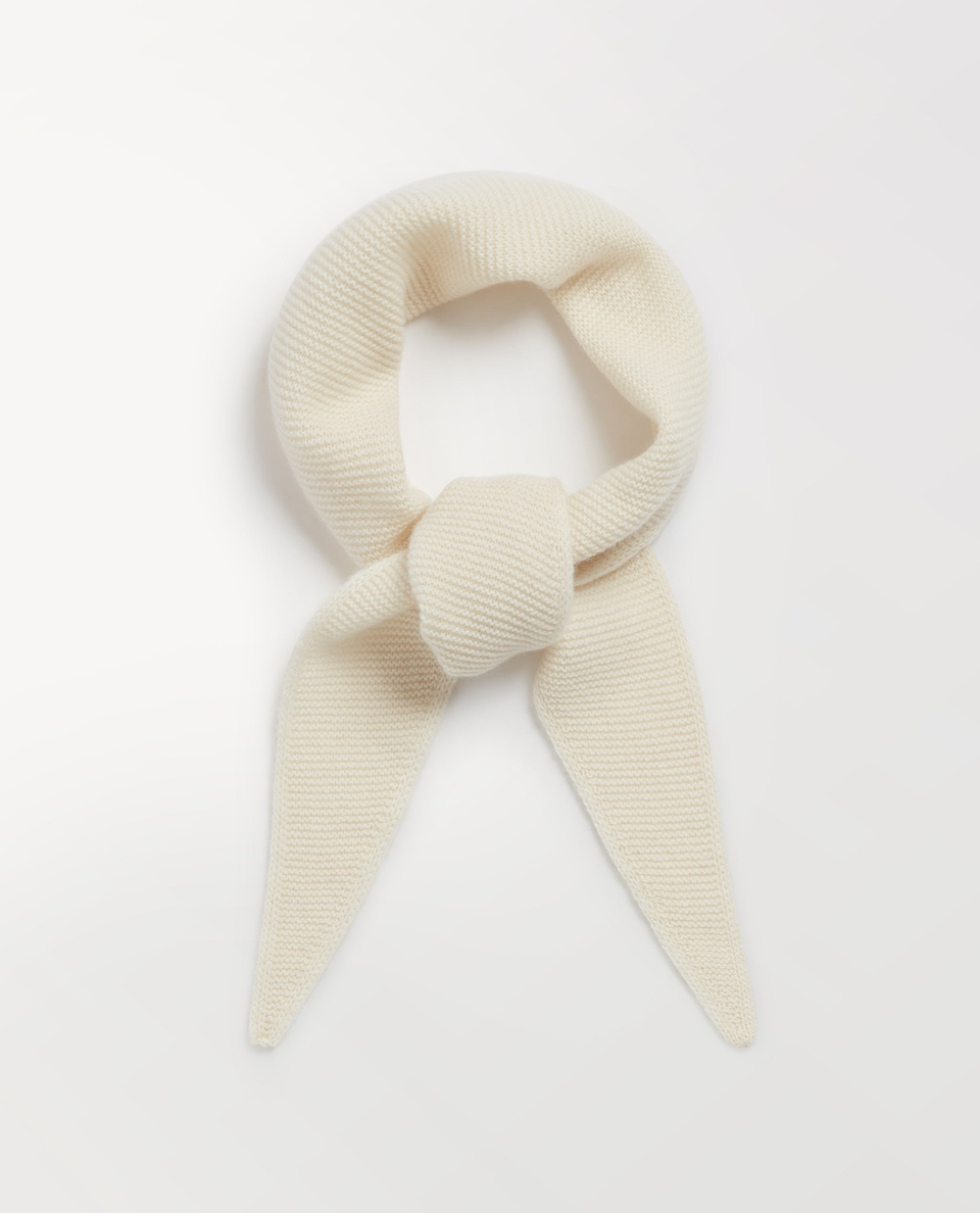 Finest Cashmere Micro Bandana - Buttermilk