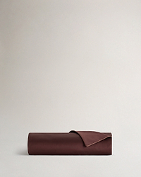 Soft & Smooth Cotton Sateen Duvet Cover - Umber Deep Clay Piping