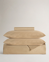 Soft & Smooth Cotton Sateen Duvet Set - Wheat