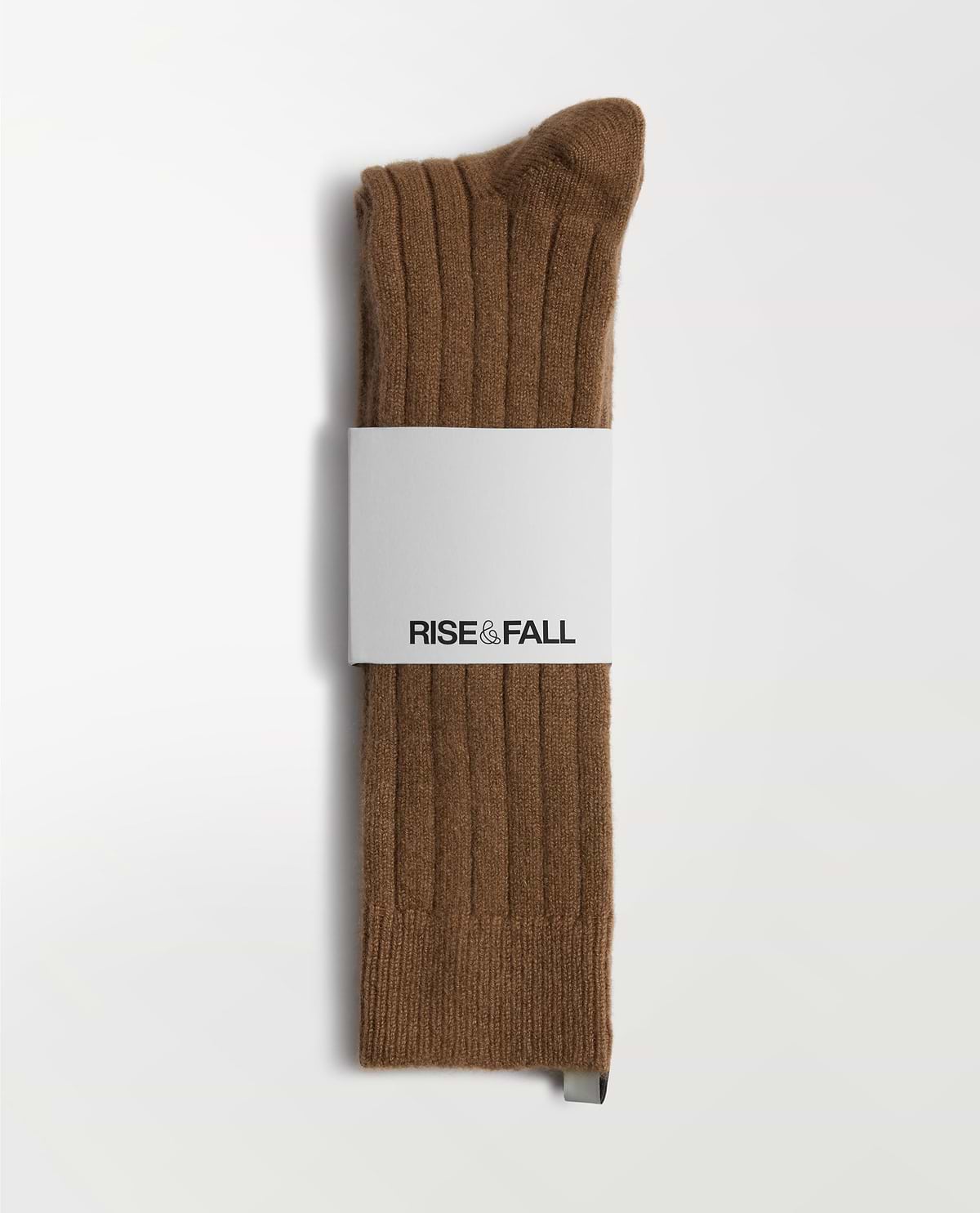 Men's Finest Cashmere Socks - Deep Camel