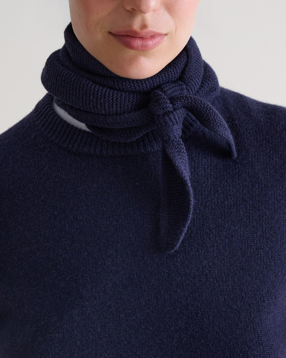 Finest Cashmere Micro Bandana - Mood Indigo