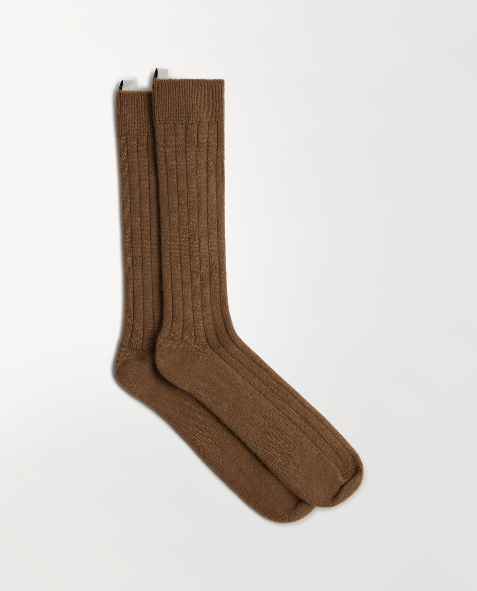 Finest Cashmere Socks - Deep Camel