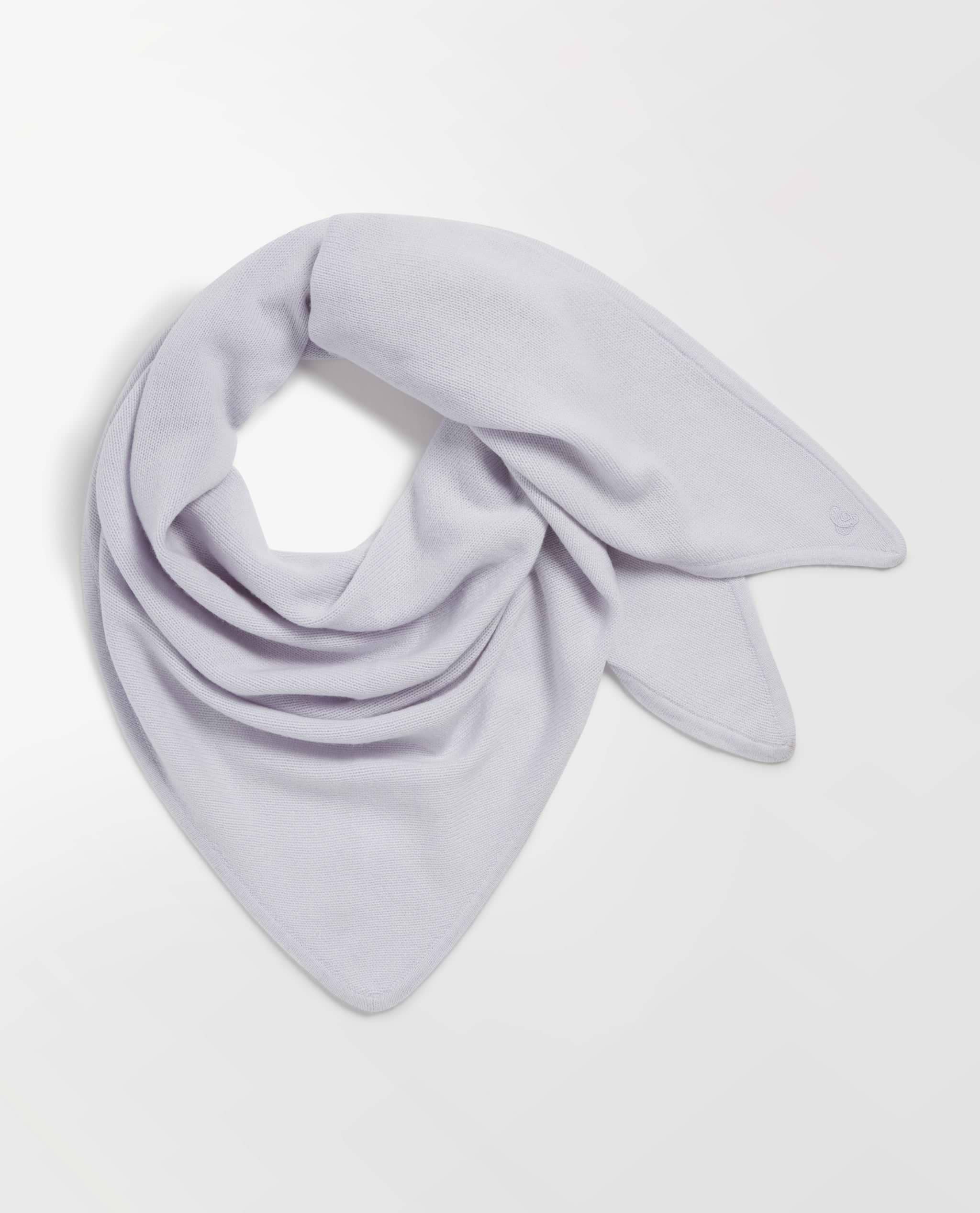 Women's Cashmere Merino Bandana - Ice Blue