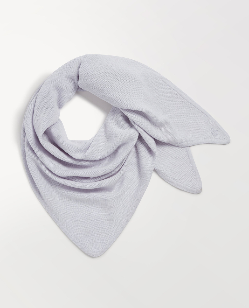 Women's Cashmere Merino Bandana - Ice Blue