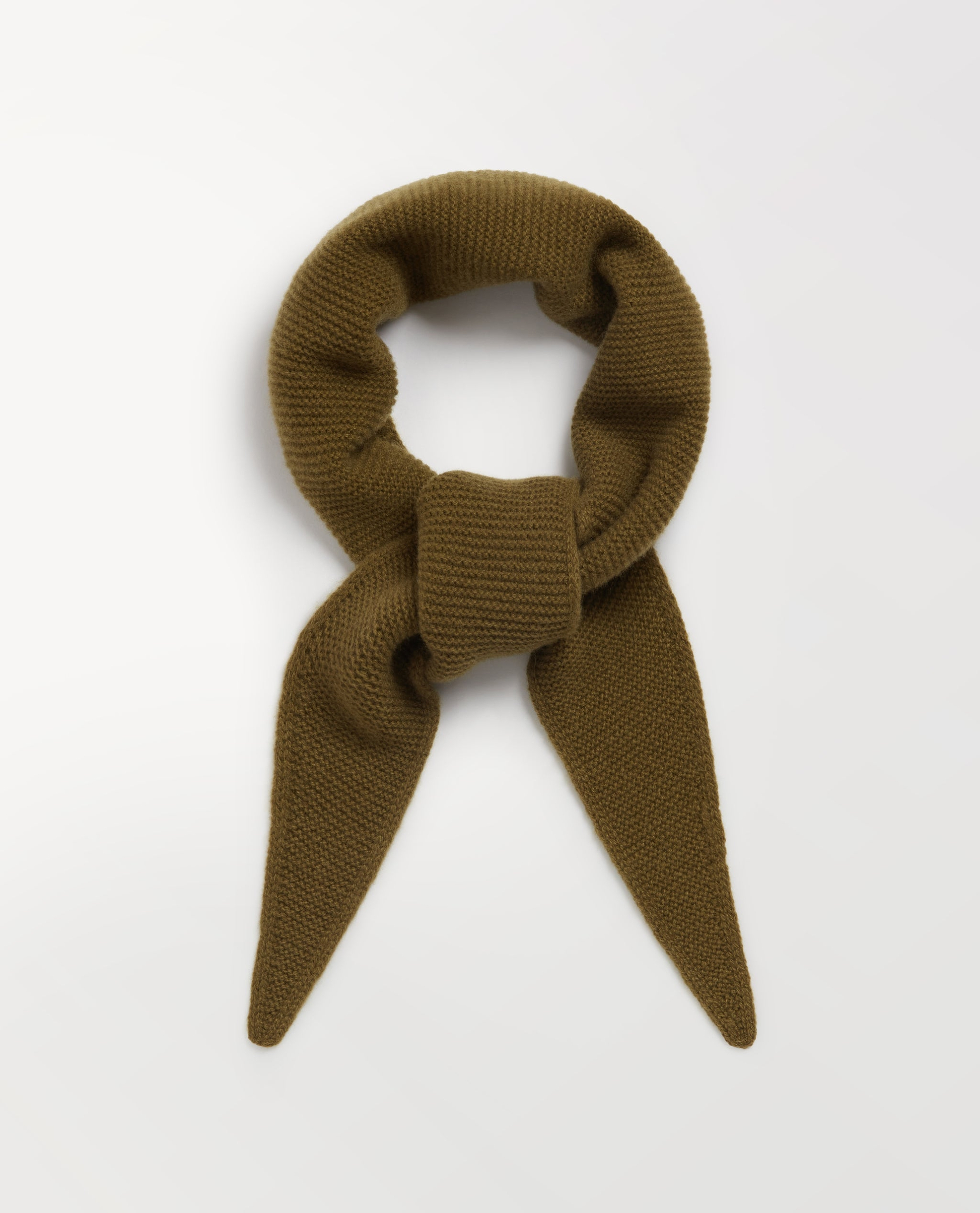 Finest Cashmere Micro Bandana - Olive