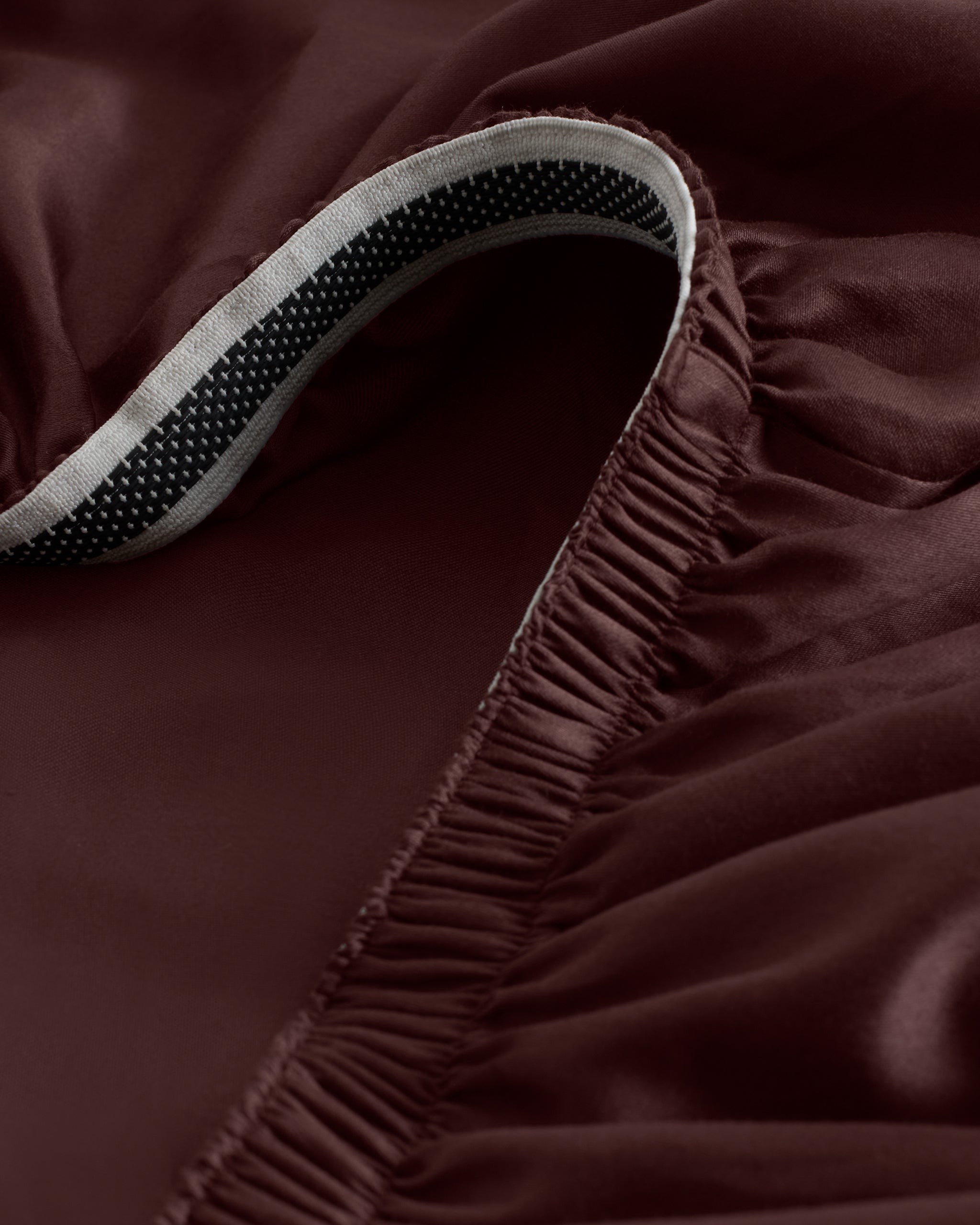 Soft & Smooth Cotton Sateen Duvet Set - Umber Deep Clay Piping