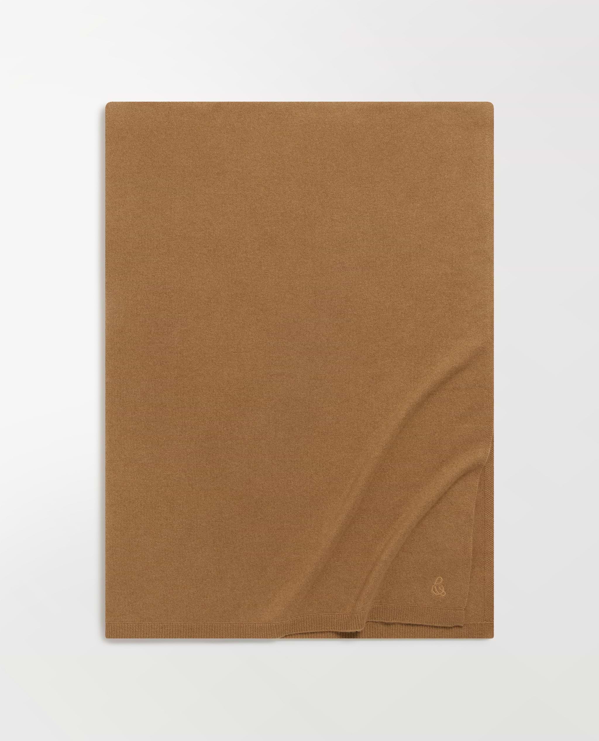 Oversized Finest Cashmere Wrap - Deep Camel
