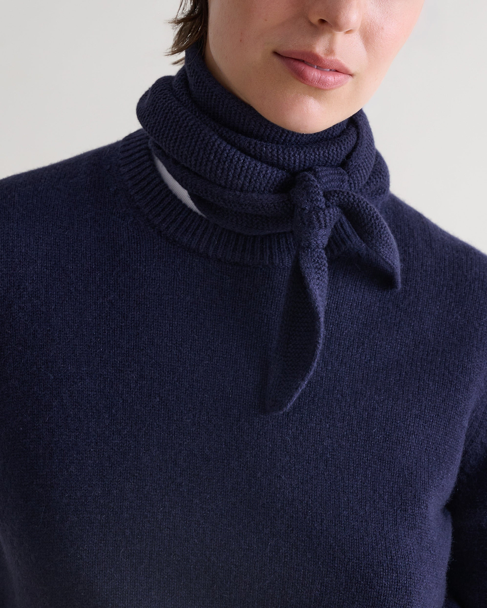 Finest Cashmere Micro Bandana - Mood Indigo