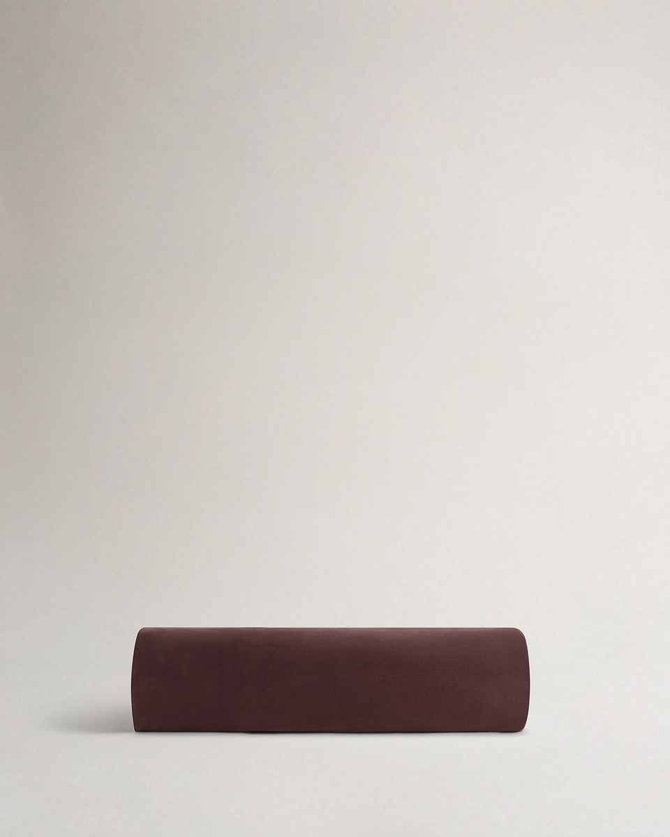 Soft & Smooth Cotton Sateen Fitted Sheet - Umber