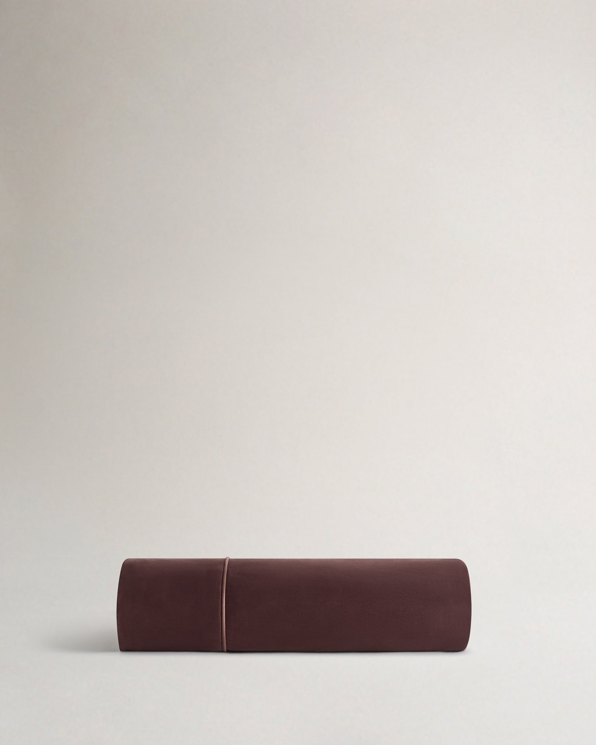 Soft & Smooth Cotton Sateen Flat Sheet - Umber Deep Clay Piping