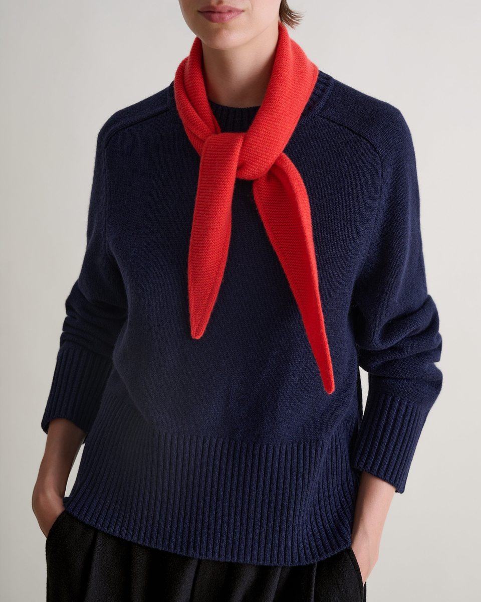 Finest Cashmere Micro Bandana - Poppy