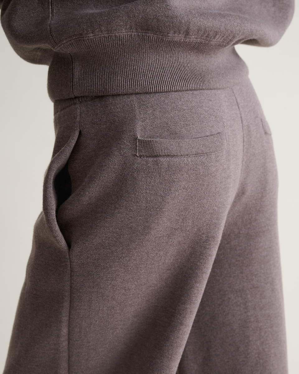 Women's Merino Cotton Tapered Knit Trouser