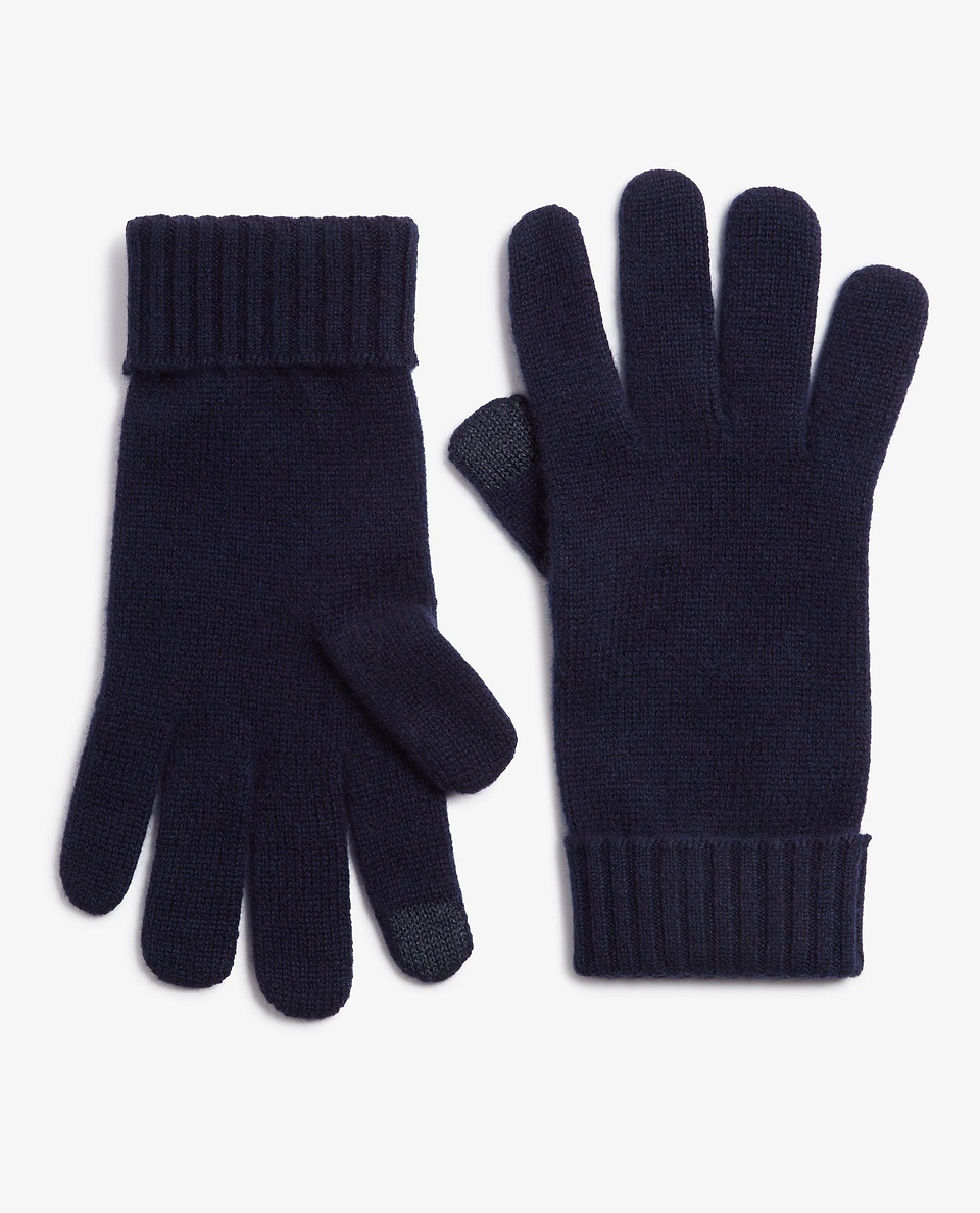 Men's Finest Cashmere Gloves - Navy