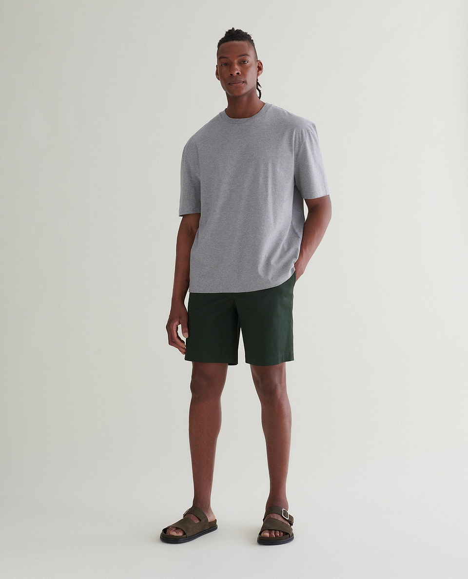Men's Essential Cotton Chino Shorts - Khaki