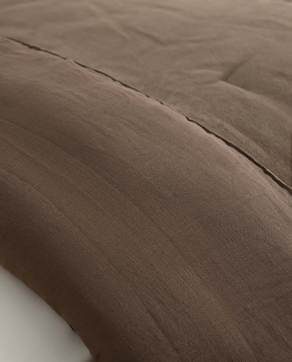 Cotton Velvet Quilt - Tobacco