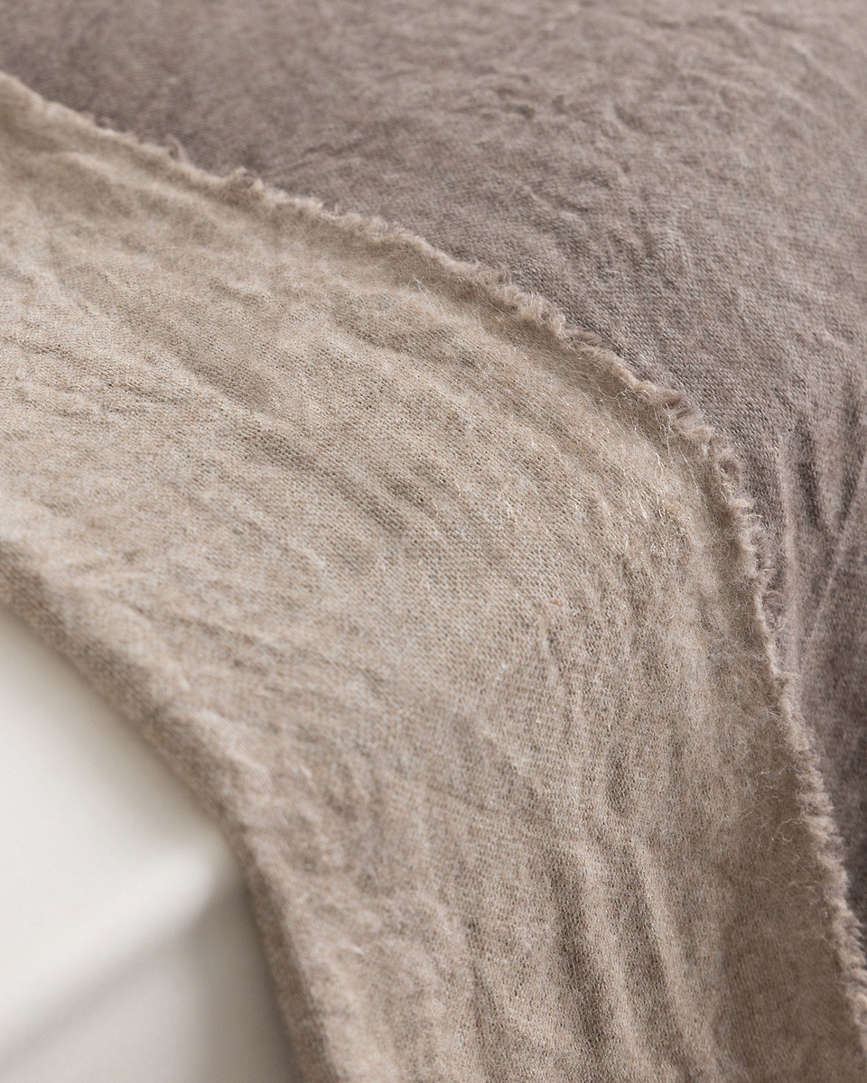 Merino Wool Throw - Twine