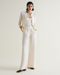 Women's NAIA™ Tailored Track Trouser - Alabaster