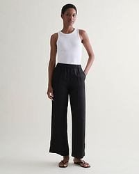 Women's Cotton Racer Vest - White