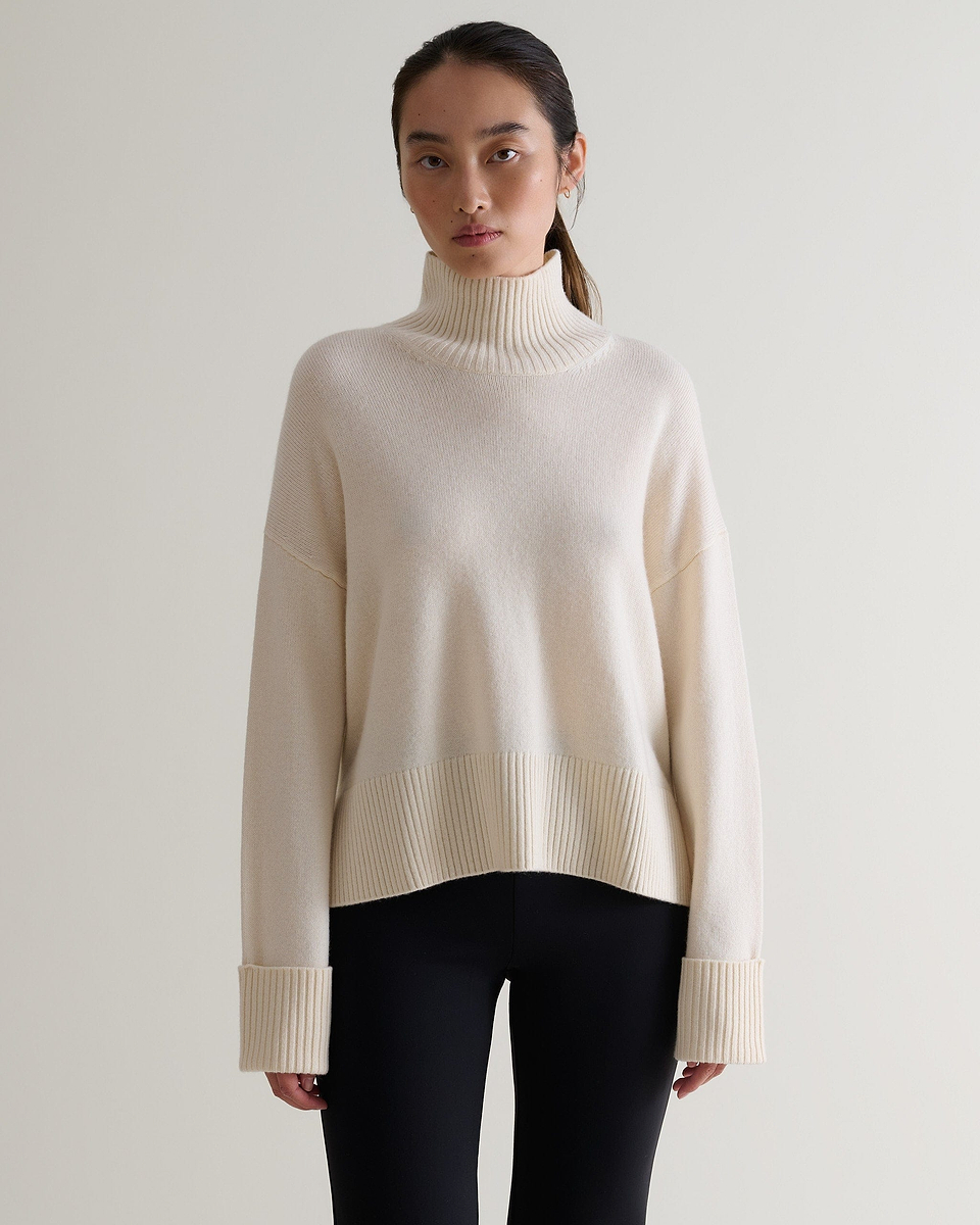 Women's Cashmere Merino High Neck Jumper