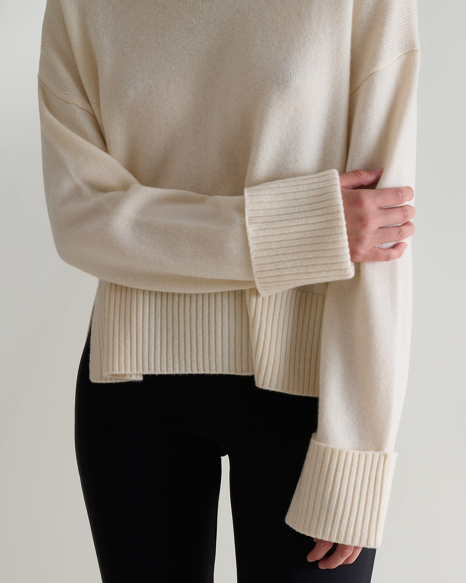 Women's Cashmere Merino High Neck Jumper