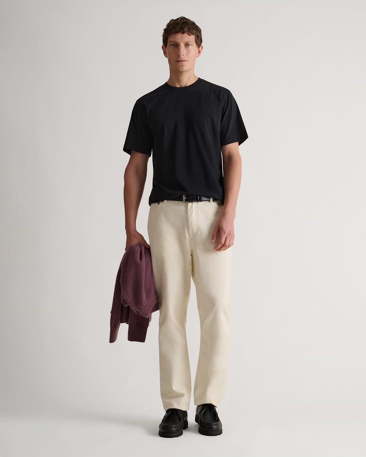 Men's Classic Cotton Crew Neck T-shirt - Black
